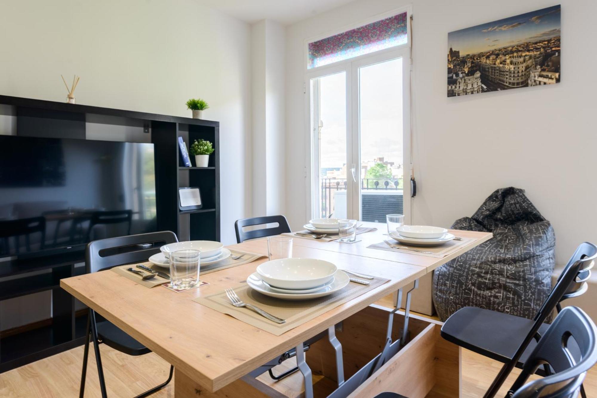 Apartamento Amplio Piso En Madrid Centro Con Vistas Al Templo De Debod Exterior foto